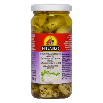 Figaro hvitløk marinert m/urter 240 g