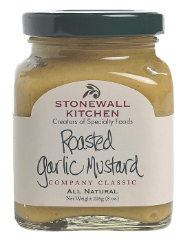 # Stonewall Kitchen sennep med ristet hvitløk 226g
