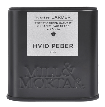 Mill & Mortar hvit pepper hel ØKO 50 g