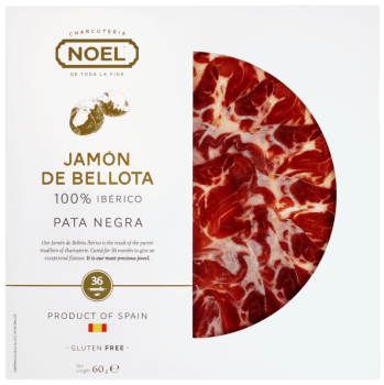 Ibèrico bellota skivet 36 mnd 60 g