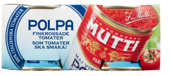 Mutti tomater knuste (polpa) 2x210 g