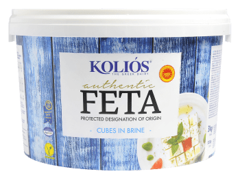 Gresk feta PDO terning i lake 3 kg