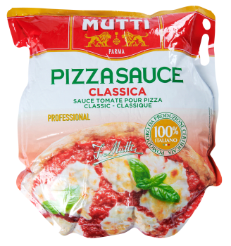 Mutti pizzasaus klassisk bag in box 2 x 5 kg