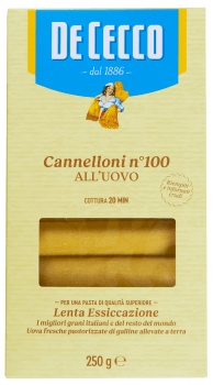 De Cecco eggpasta cannelloni 250 g