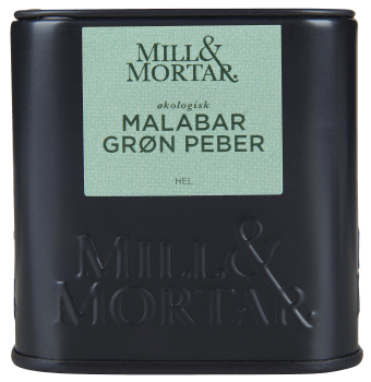 Mill & Mortar malabar grønn pepper ØKO 25 g