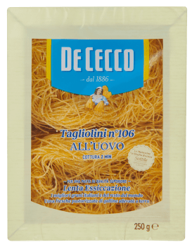 De Cecco eggpasta tagliolini 250 g