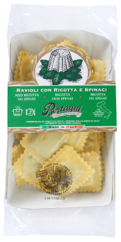 Bertagni ravioli m/ricotta & spinat 250 g