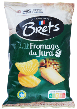 Brets potetchips m/comtè 125g