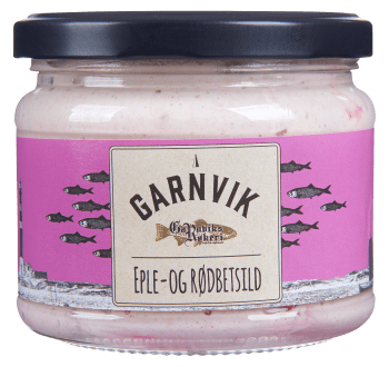 Garnvik eple og rødbetsild 300 g