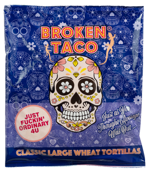 Broken Taco tortilla 25 cm 6 stk 370 g