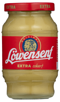 Löwensenf sennep ekstra sterk 250 ml