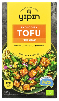 Yipin tofu terninger fritert ØKO 200 g