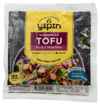 Yipin tofu soya & ingefær 230 g