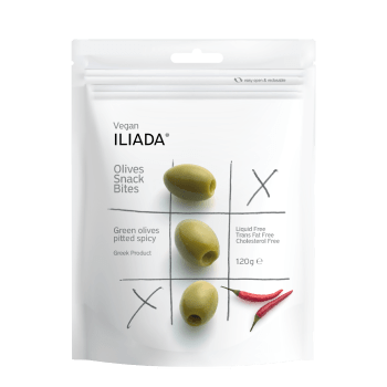 Iliada oliven grønn u/sten m/chili 120 g