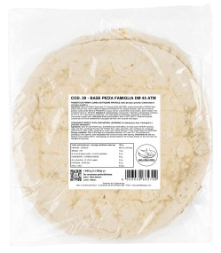 Pizzabunn surdeig Famiglia ø45 550 g x 5 stk