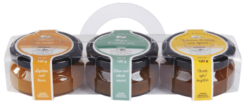 Lesgards ostemarmelade gavepakning 3x120 g