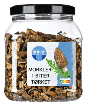 Borde tørket morkelstilker i biter 150 g