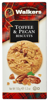 Walkers kjeks m/toffee & pekan 150 g