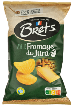 Brets potetchips m/comtè 125 g