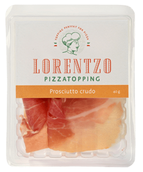 Lorentzo pizzatopping prosciutto crudo 40 g