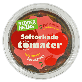Ridderheims soltørket tomat m/urtemarinade 160 g