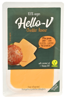 Kolios Hello-V skivet cheddar 140 g