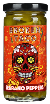 Broken Taco spicy serrano peppers 226 g