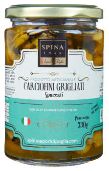 Spina carciofi grigliati con olio evo 330 g