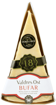 Valdres ost Bufar Vellagret 18 mnd 320 g