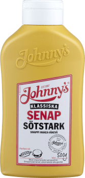 Johnny's sennep søtsterk 500 g
