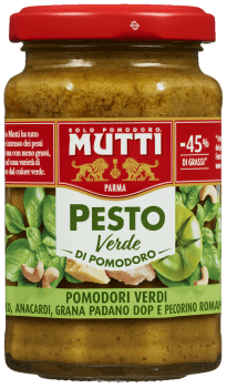 Mutti pestosaus m/grønne tomater 180 g