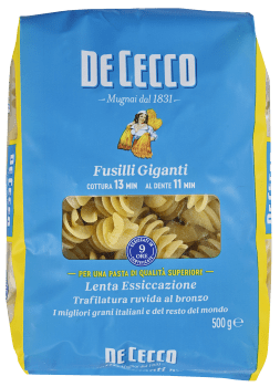 De Cecco fusilli giganti (skruer) 500 g