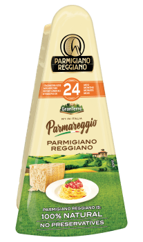 Parmigiano Reggiano trekant 24 mnd DOP 200 g