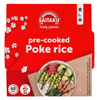 Saitaku pre-cooked poke rice 125 g