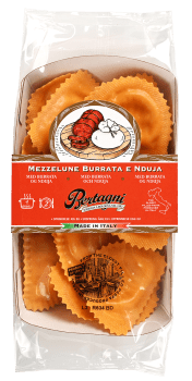 Bertagni mezzelune m/burrata og nduja 250 g