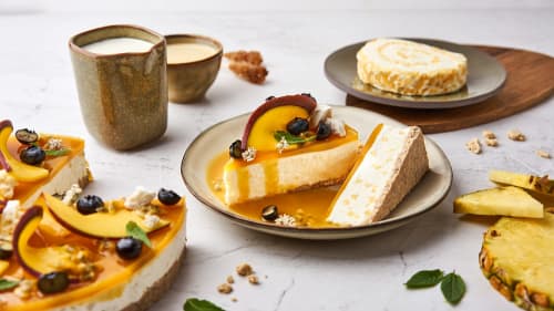 Ostekake med Le Roulé ananas