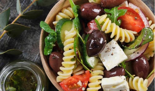 Pastasalat med feta