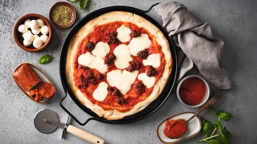 Pizza med 'nduja