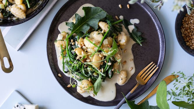 Gnocchi med gorgonzola