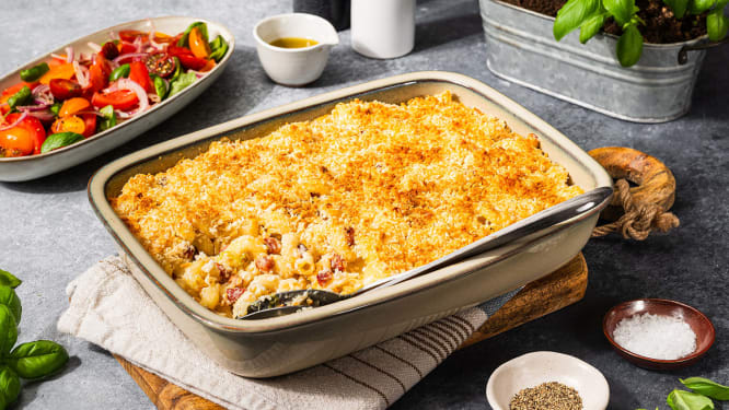 Gratinert pasta med taleggio