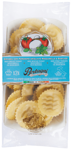 Bertagni girasoli m/tomat & mozzarella 250 g