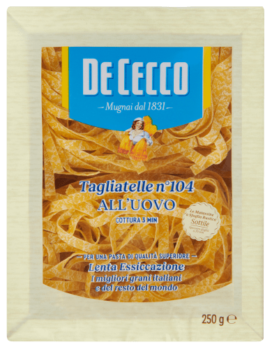 De Cecco eggpasta tagliatelle 250 g