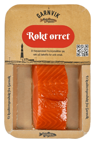 Garnviks Røkeri røkt ørret bit 200 g