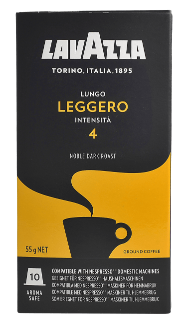 (Utgått) Lavazza kapsler leggero lungo 55 g