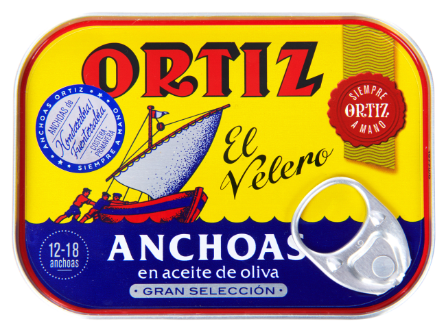 Ortiz ansjos i olivenolje 78 g