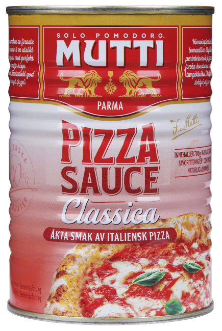 Mutti pizzasaus klassisk 400 g