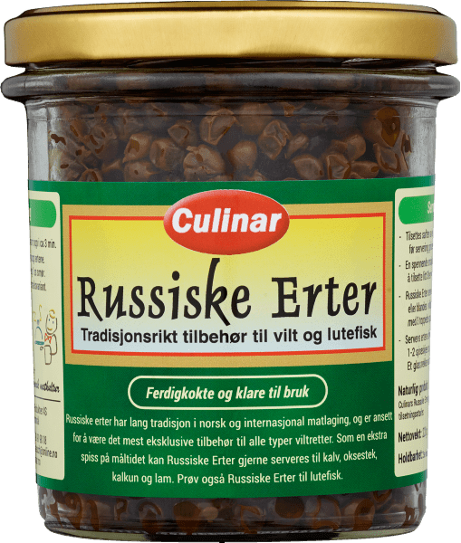 Culinar erter russiske ferdig kokt 220 g