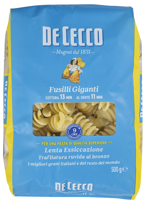 De Cecco fusilli giganti (skruer) 500 g