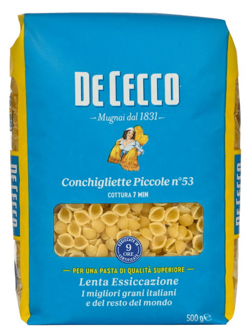 De Cecco conchigliette piccole (mini skjell) 500 g