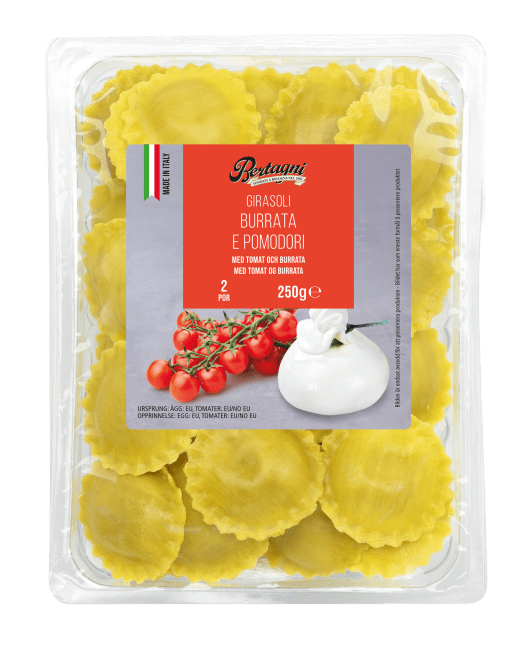 Bertagni girasoli tomat & burrata frossen 250 g